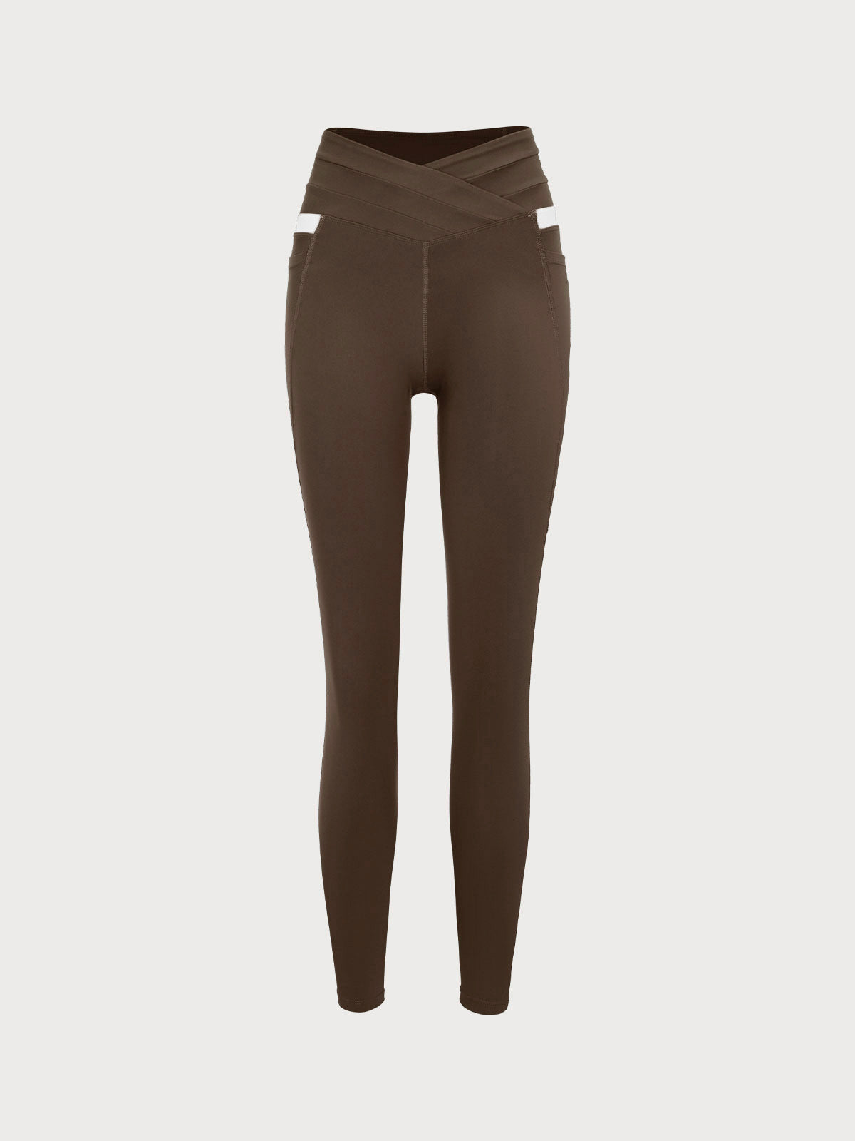 Women's Knitted Nylon Leggings Sustainable Yoga Bottoms - BERLOOK