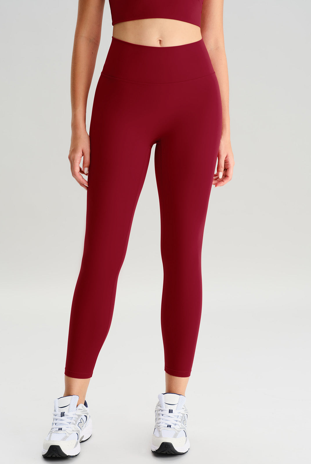 Women's Knitted Nylon Leggings Sustainable Yoga Bottoms - BERLOOK