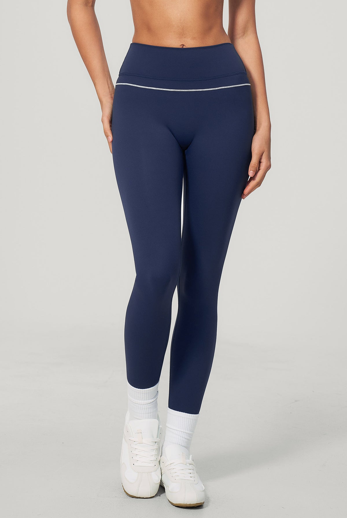 Women's Knitted Nylon Leggings Sustainable - BERLOOK - 12