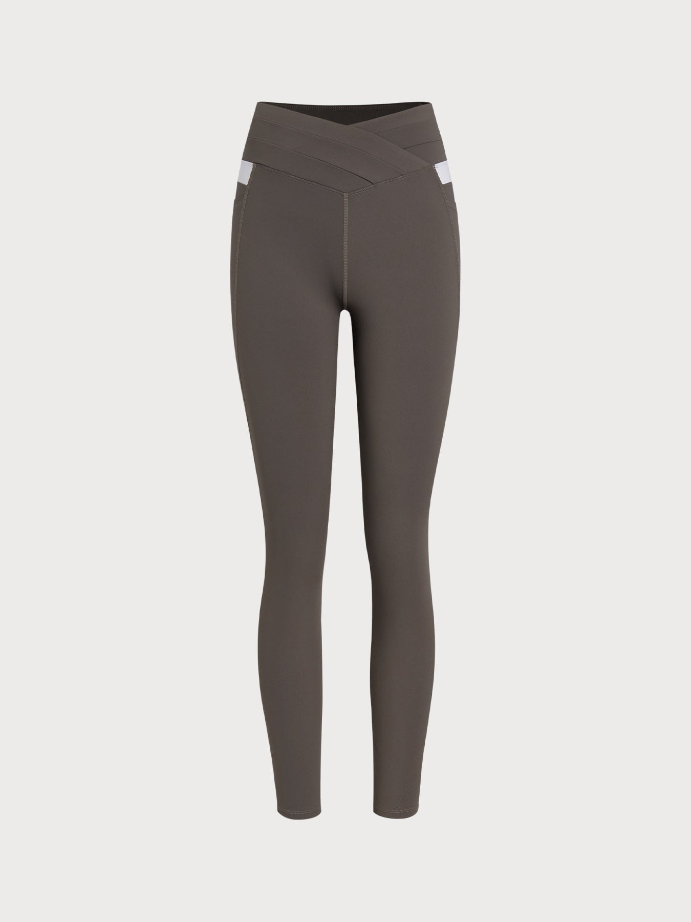 Women's Knitted Nylon Leggings Sustainable Yoga Bottoms - BERLOOK