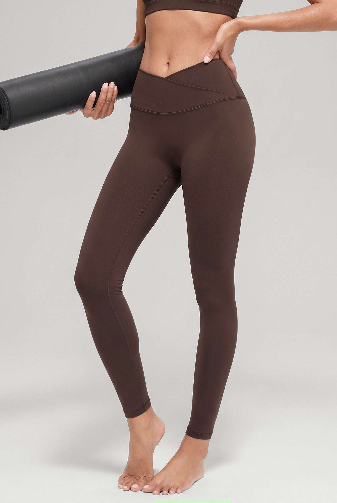Women's Knitted Nylon Leggings Sustainable - BERLOOK