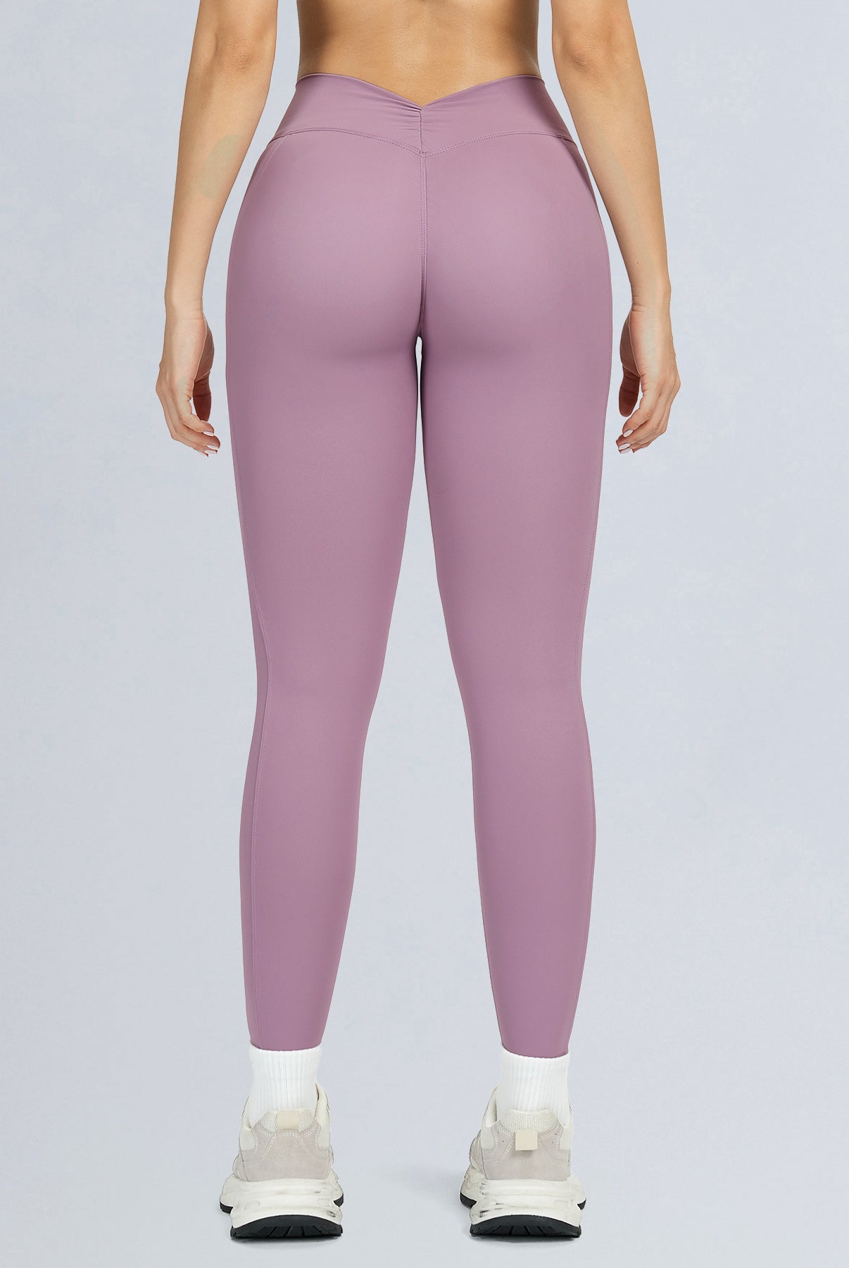 Women's Knitted Nylon Leggings Sustainable Yoga Bottoms - BERLOOK