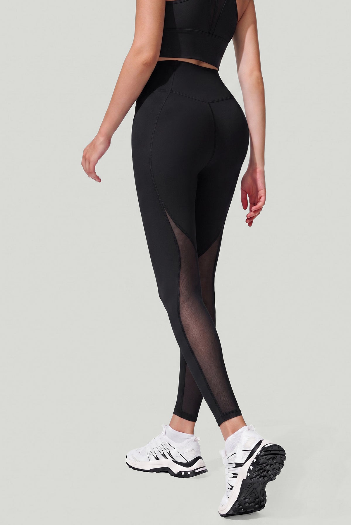 Women's Knitted Nylon Leggings Sustainable - BERLOOK - 02