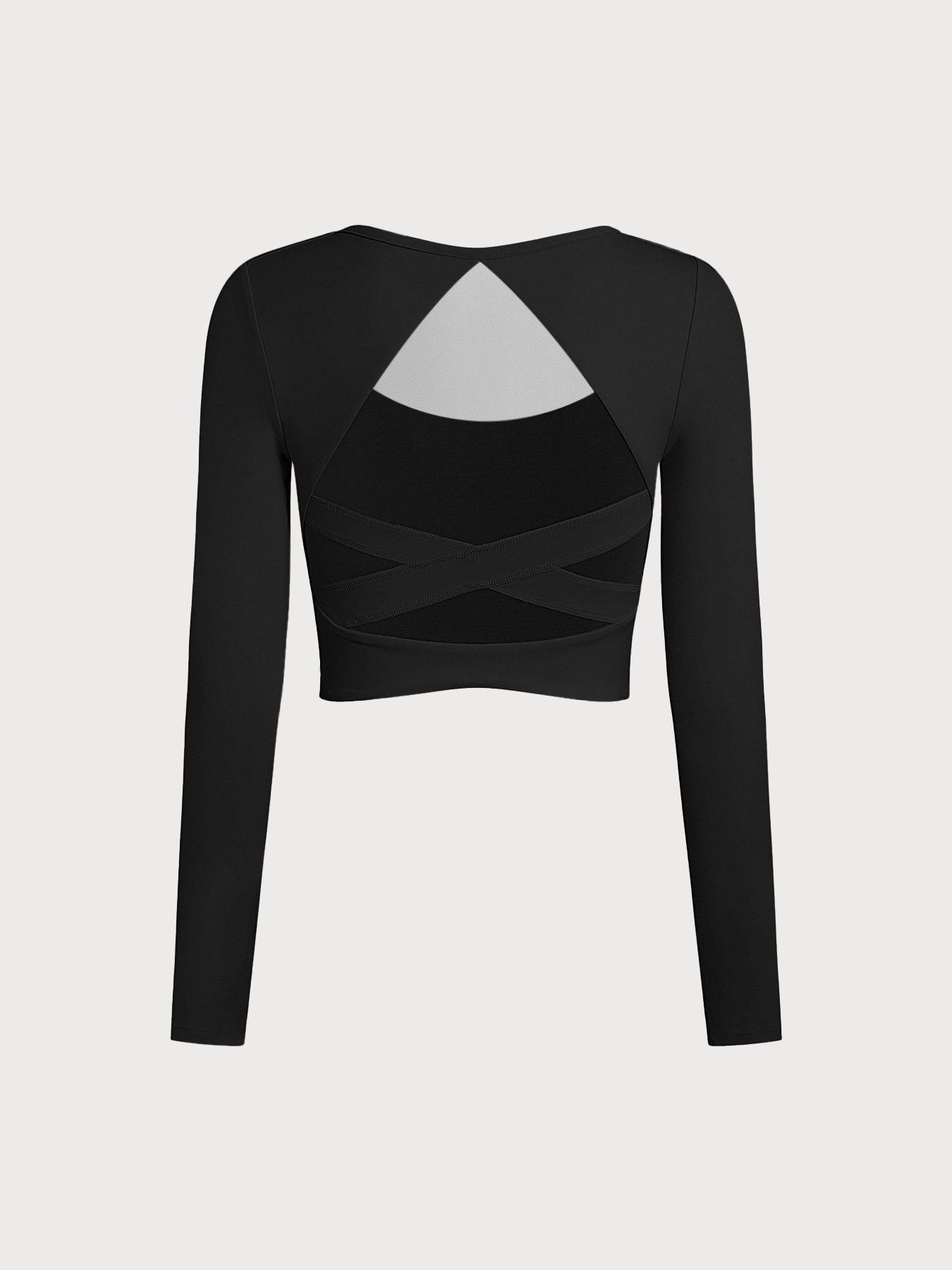 Women's Knitted Nylon Long Sleeved Top Sustainable Yoga Tops - BERLOOK
