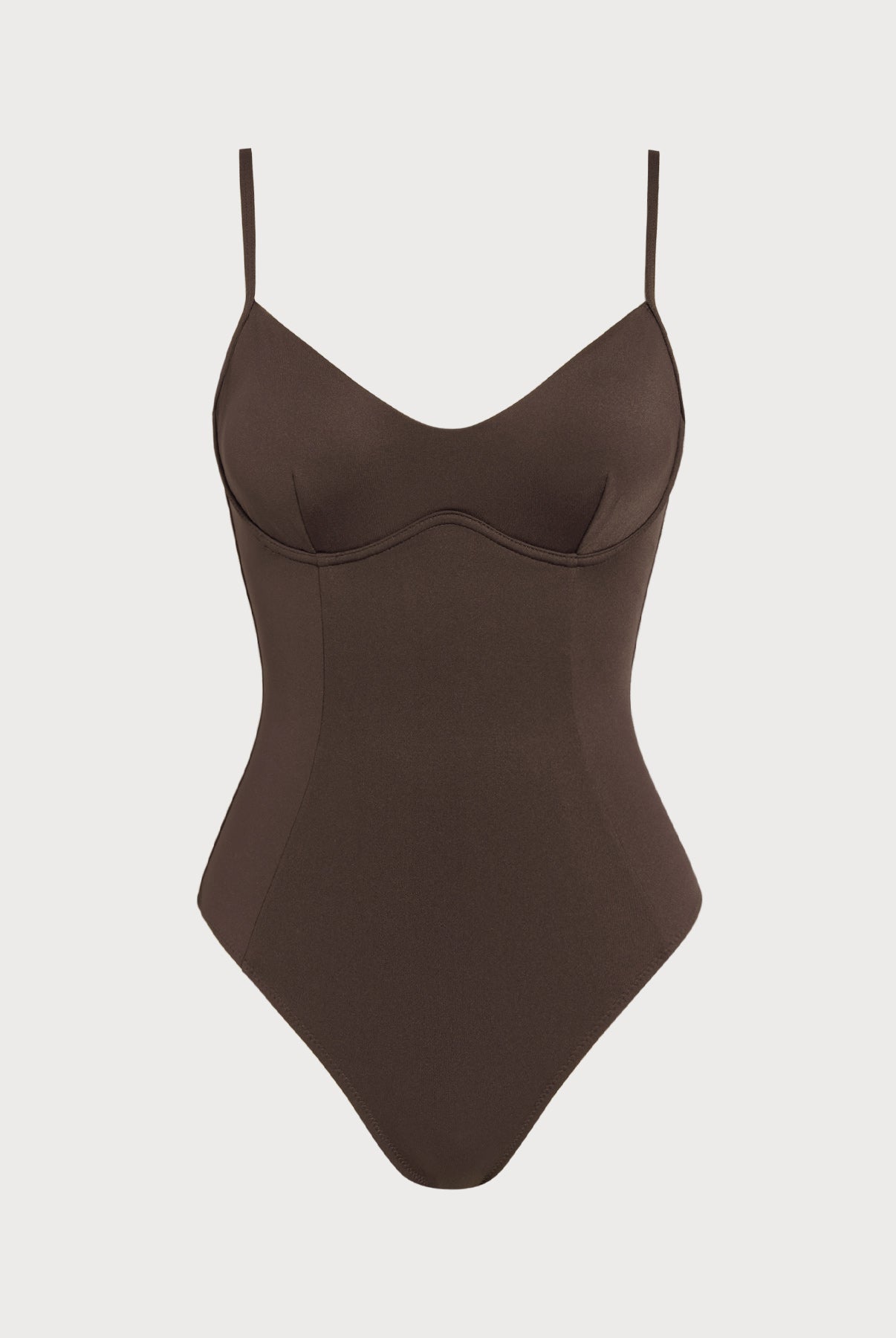 Women's Knitted Nylon One-Piece Swimsuit Sustainable One-Pieces - BERLOOK
