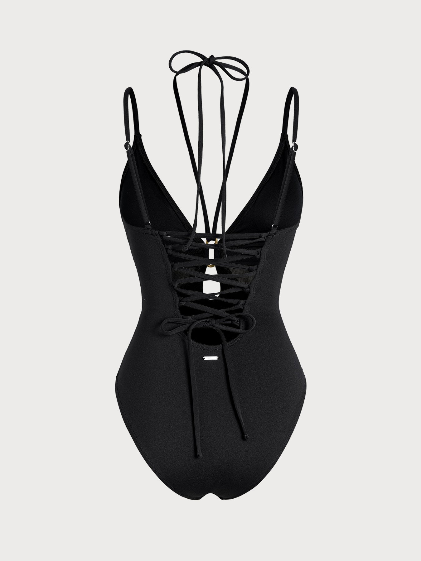 Women's Knitted Nylon One-Piece Swimsuit Sustainable One-Pieces - BERLOOK