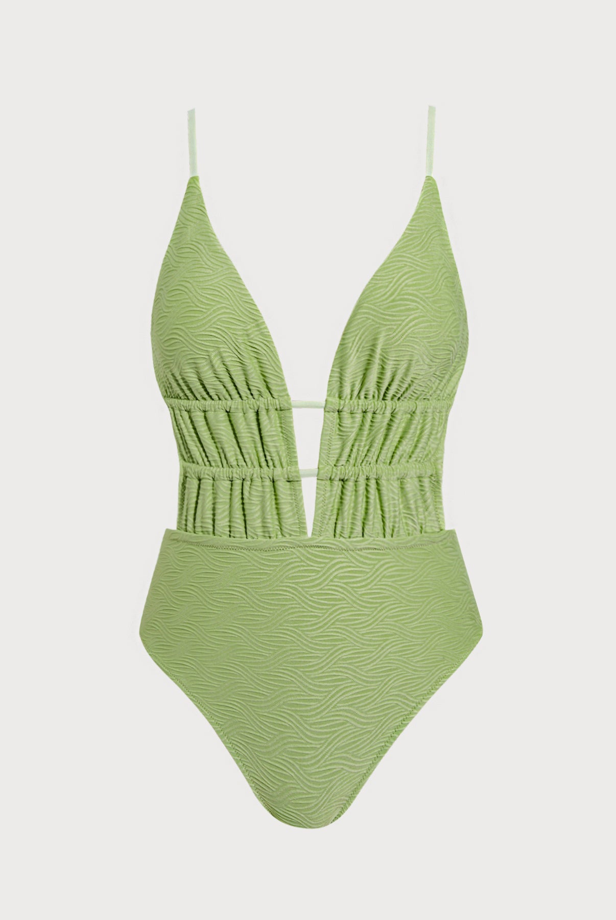 Women's Knitted Nylon One-Piece Swimsuit Sustainable One-Pieces - BERLOOK