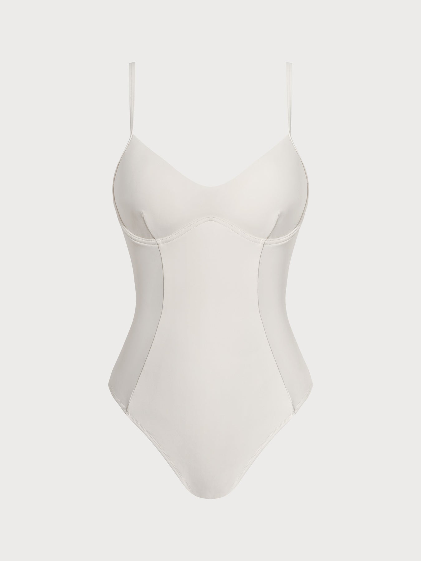 Women's Knitted Nylon One-Piece Swimsuit Sustainable One-Pieces - BERLOOK