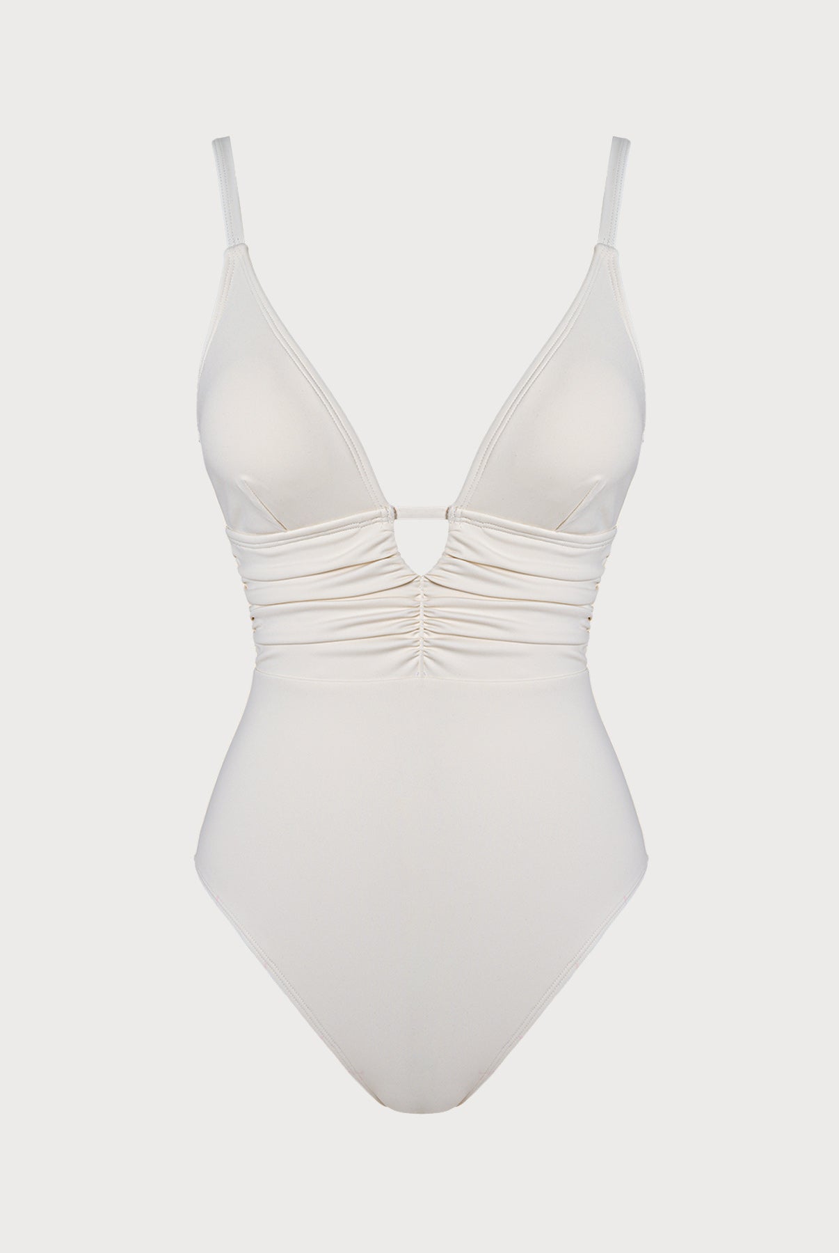 Women's Knitted Nylon One-Piece Swimsuit Sustainable One-Pieces - BERLOOK