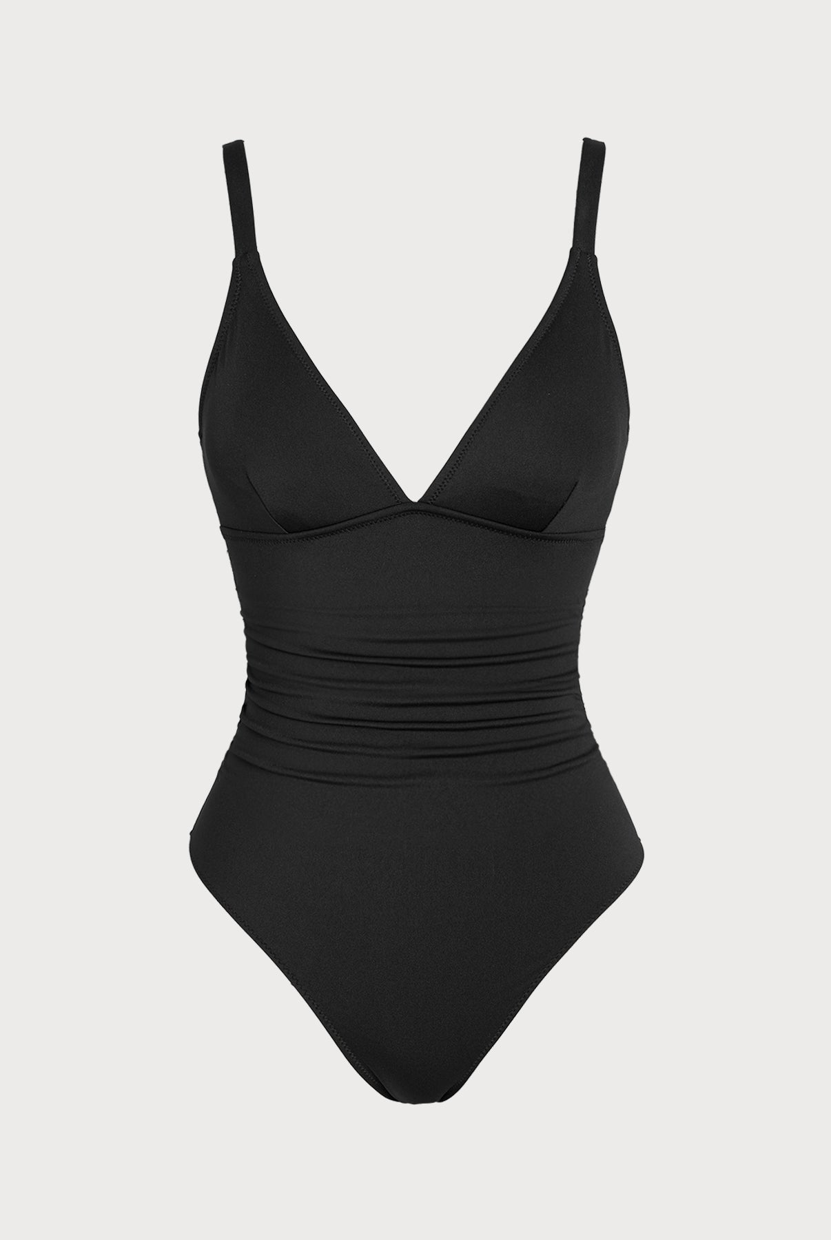 Women's Knitted Nylon One-Piece Swimsuit Sustainable One-Pieces - BERLOOK