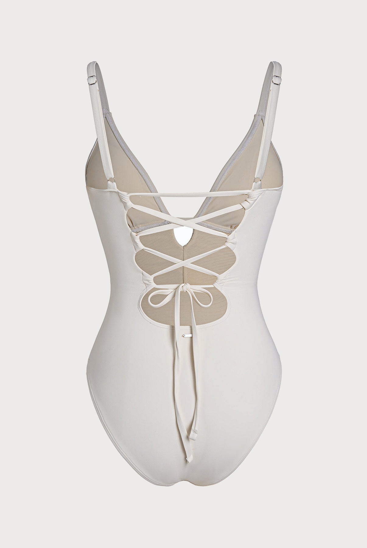 Women's Knitted Nylon One-Piece Swimsuit Sustainable One-Pieces - BERLOOK