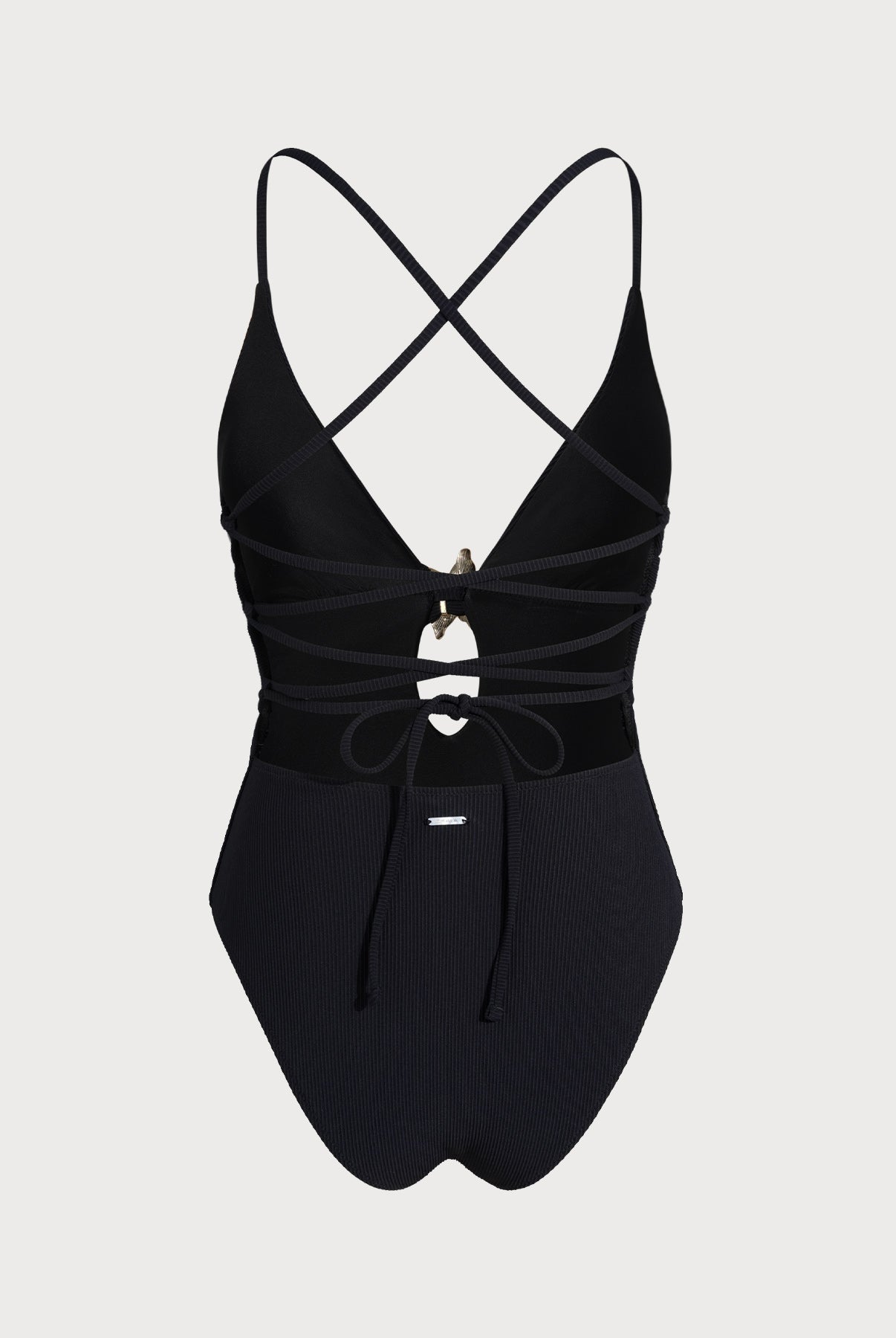 Women's Knitted Nylon One-Piece Swimsuit Sustainable One-Pieces - BERLOOK
