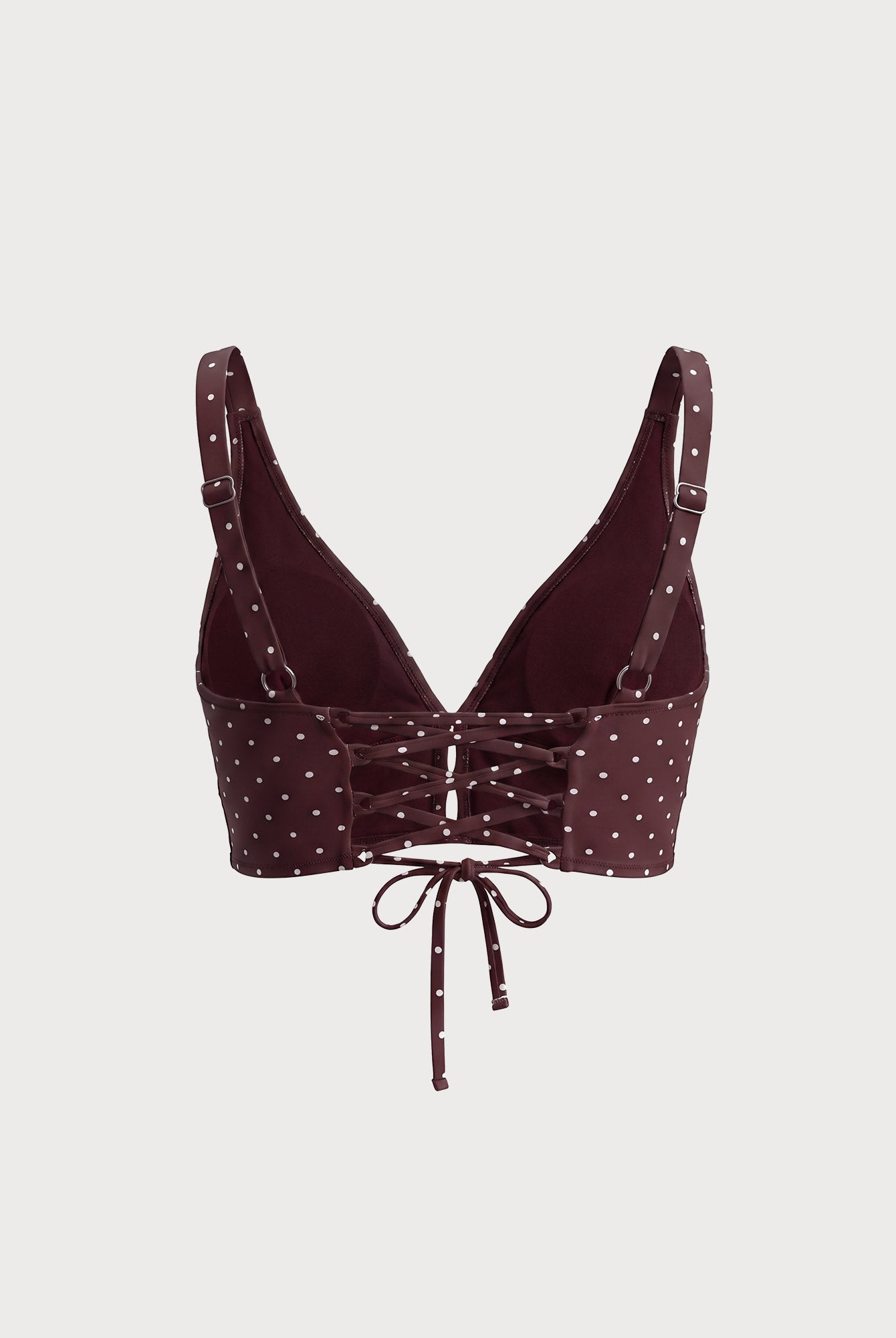 Women's Knitted Nylon Plus Size Bikini Top Sustainable - BERLOOK - 01