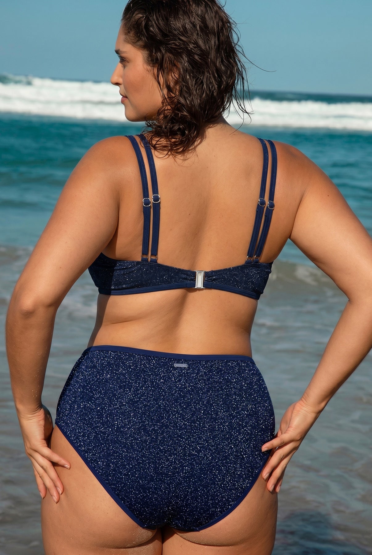 Women's Knitted Nylon Plus Size Bikini Tops Sustainable Plus Size Bikinis - BERLOOK