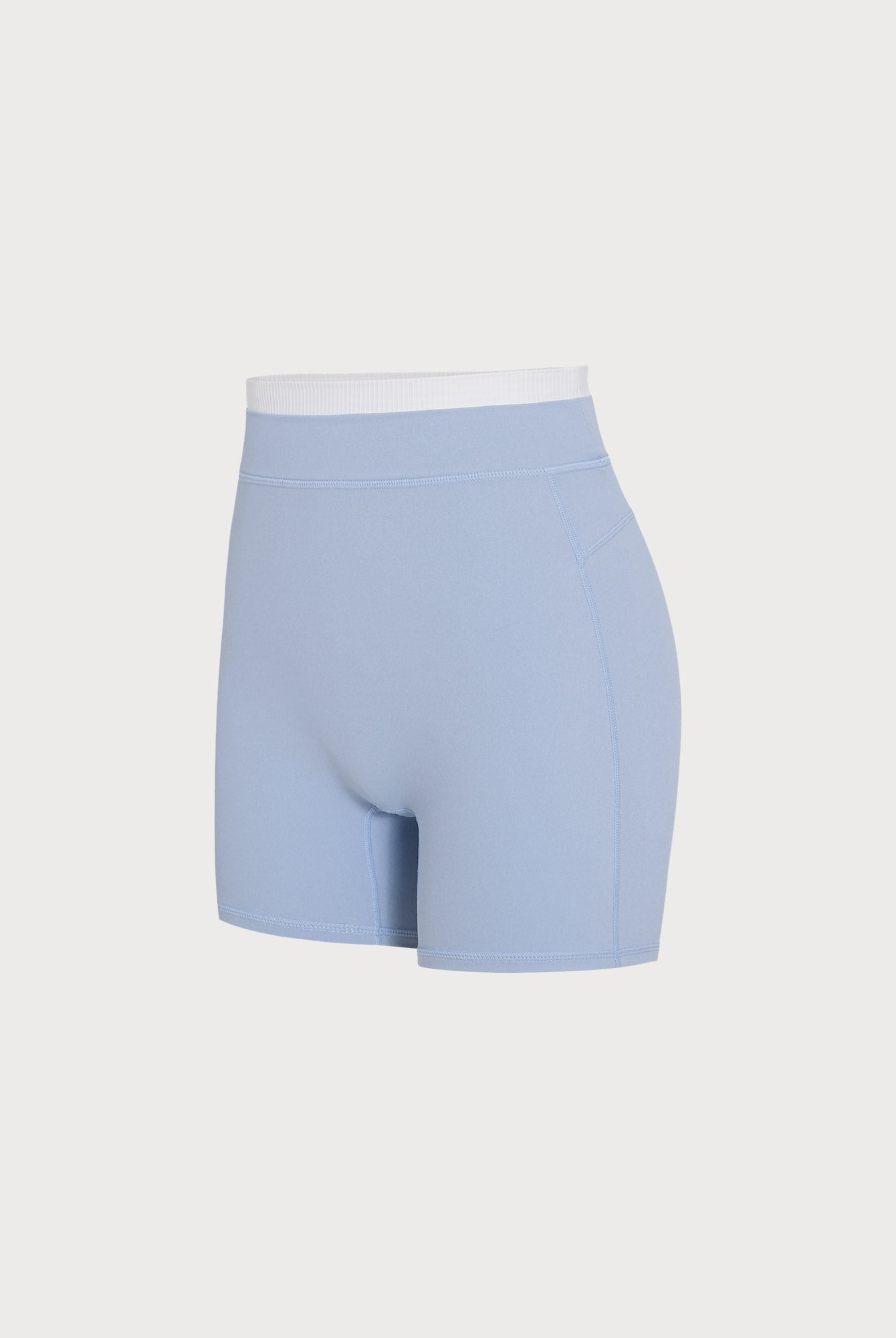 Women's Knitted Nylon Shorts Sustainable Yoga Bottoms - BERLOOK