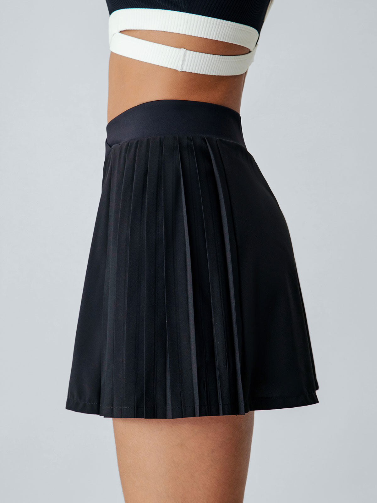 Women's Knitted Nylon Skirts Sustainable Yoga Bottoms - BERLOOK