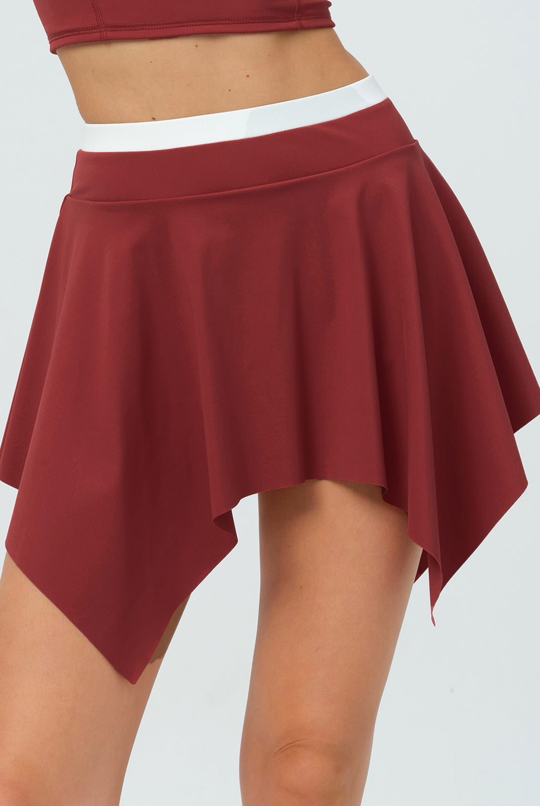 Women's Knitted Nylon Skirts Sustainable Yoga Bottoms - BERLOOK