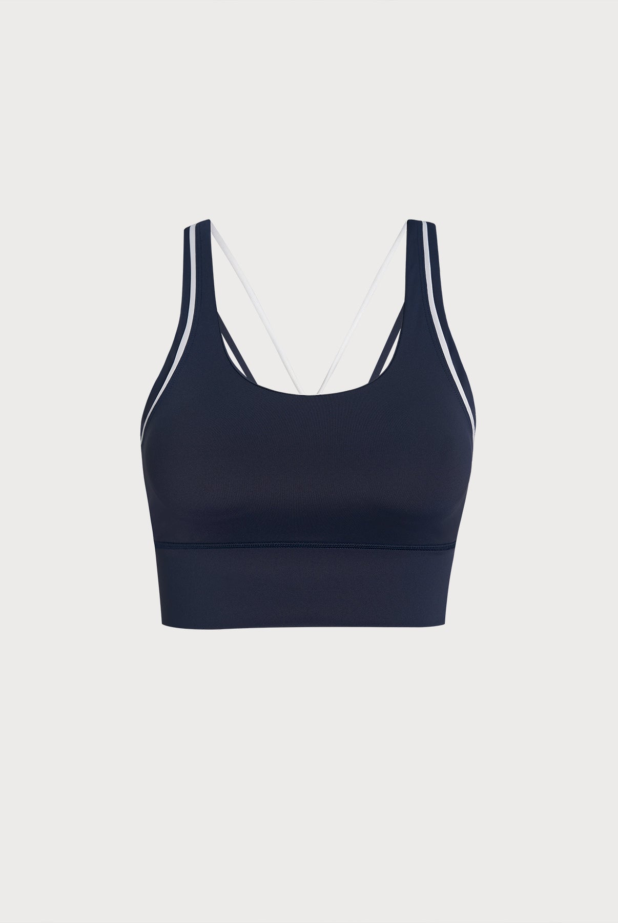 Women's Knitted Nylon Sports Bra Sustainable Yoga Tops - BERLOOK