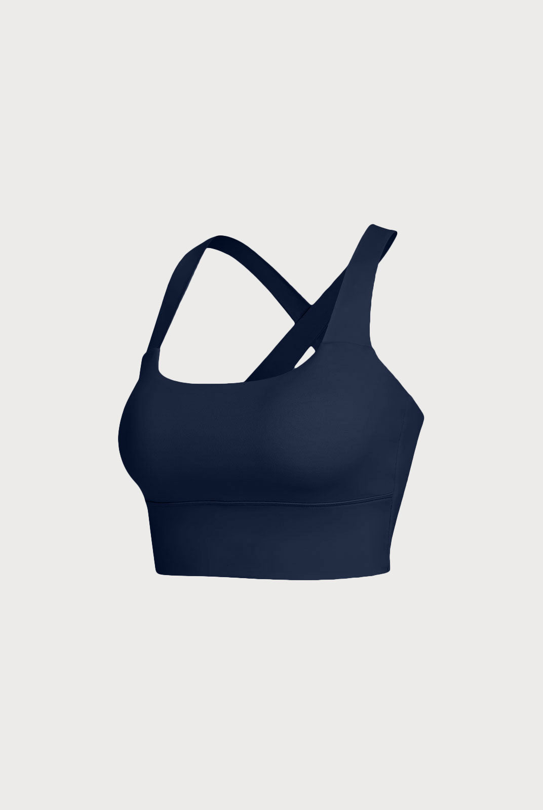 Women's Knitted Nylon Sports Bra Sustainable Yoga Tops - BERLOOK