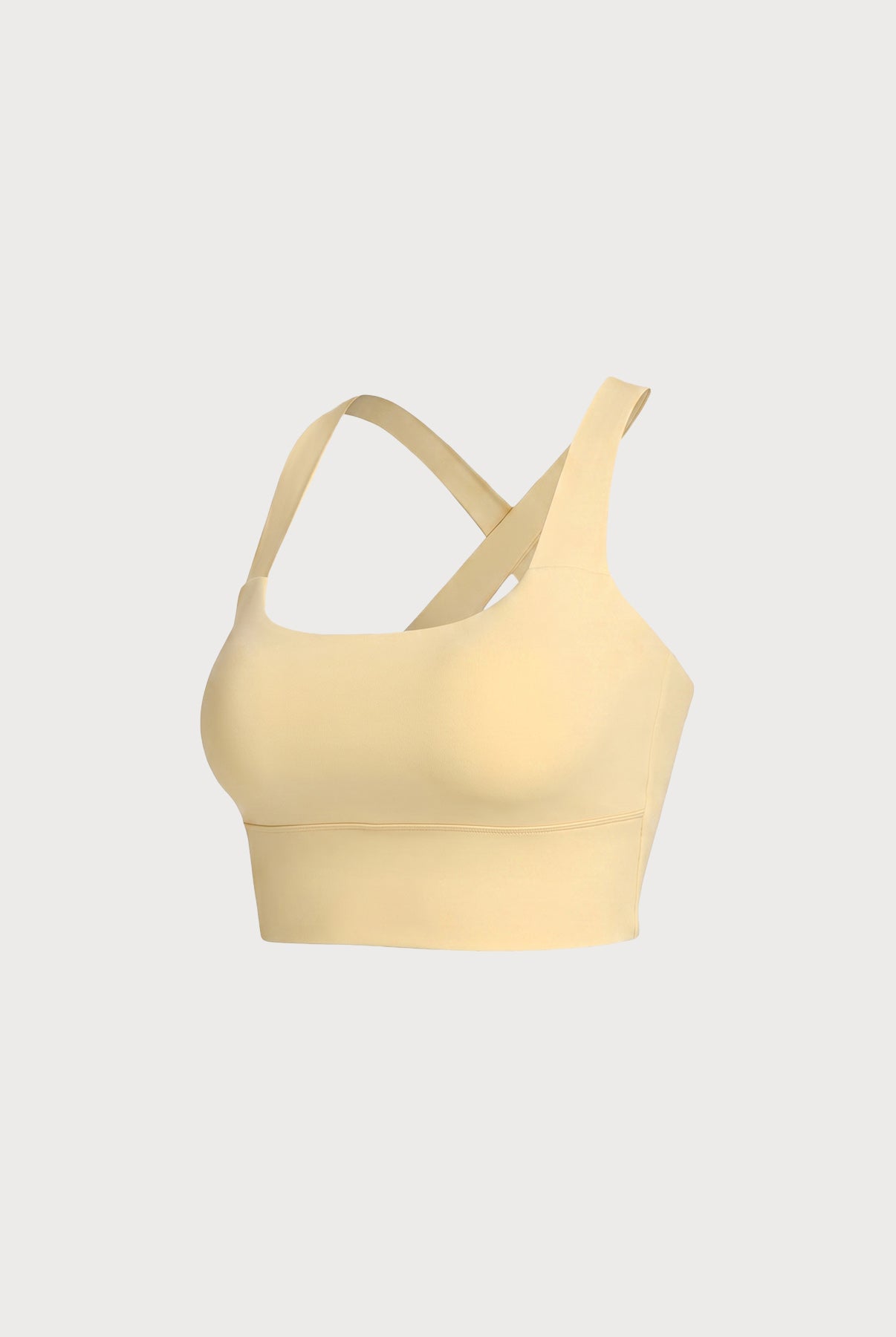 Women's Knitted Nylon Sports Bra Sustainable Yoga Tops - BERLOOK