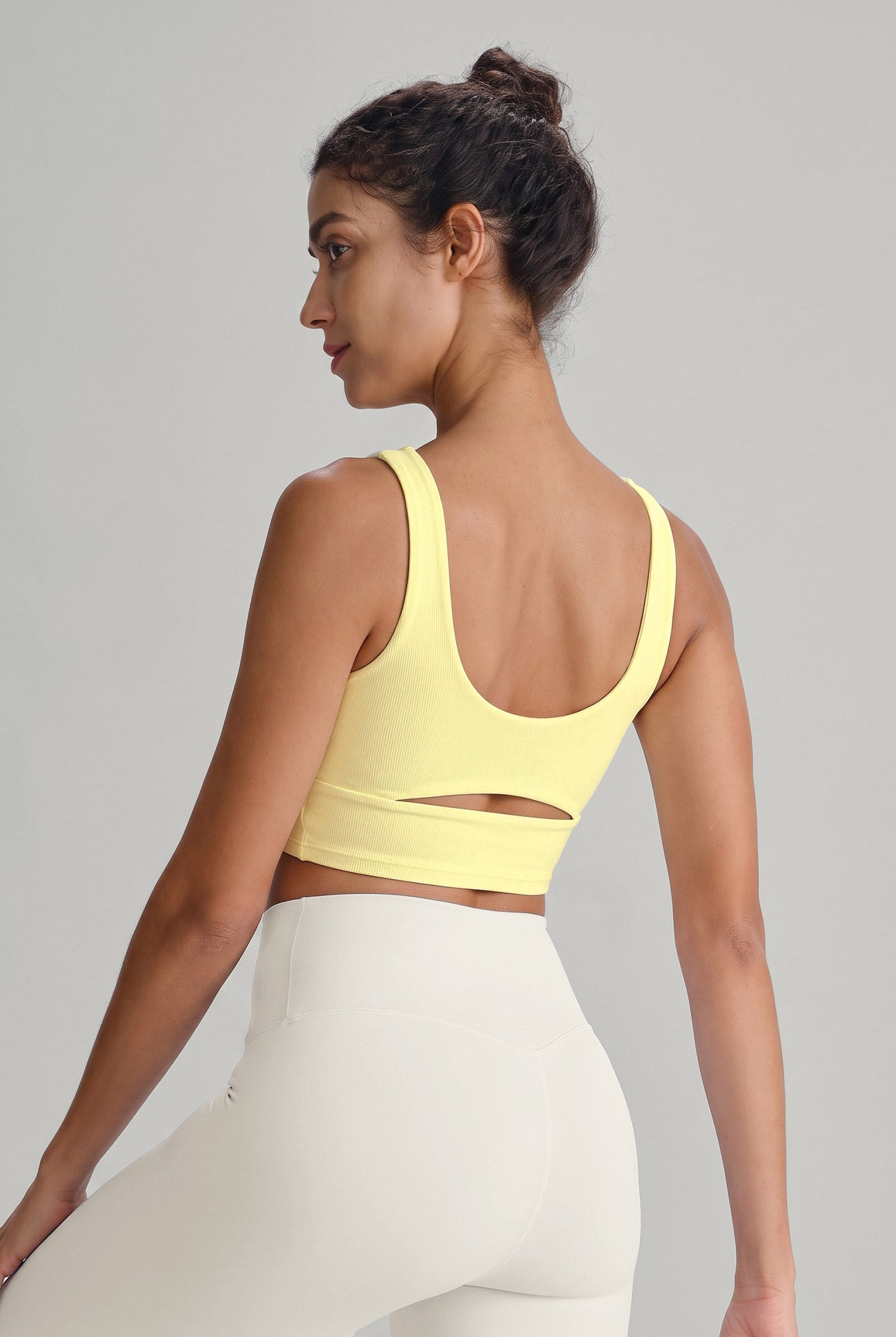Women's Knitted Nylon Sports Bra Sustainable - BERLOOK