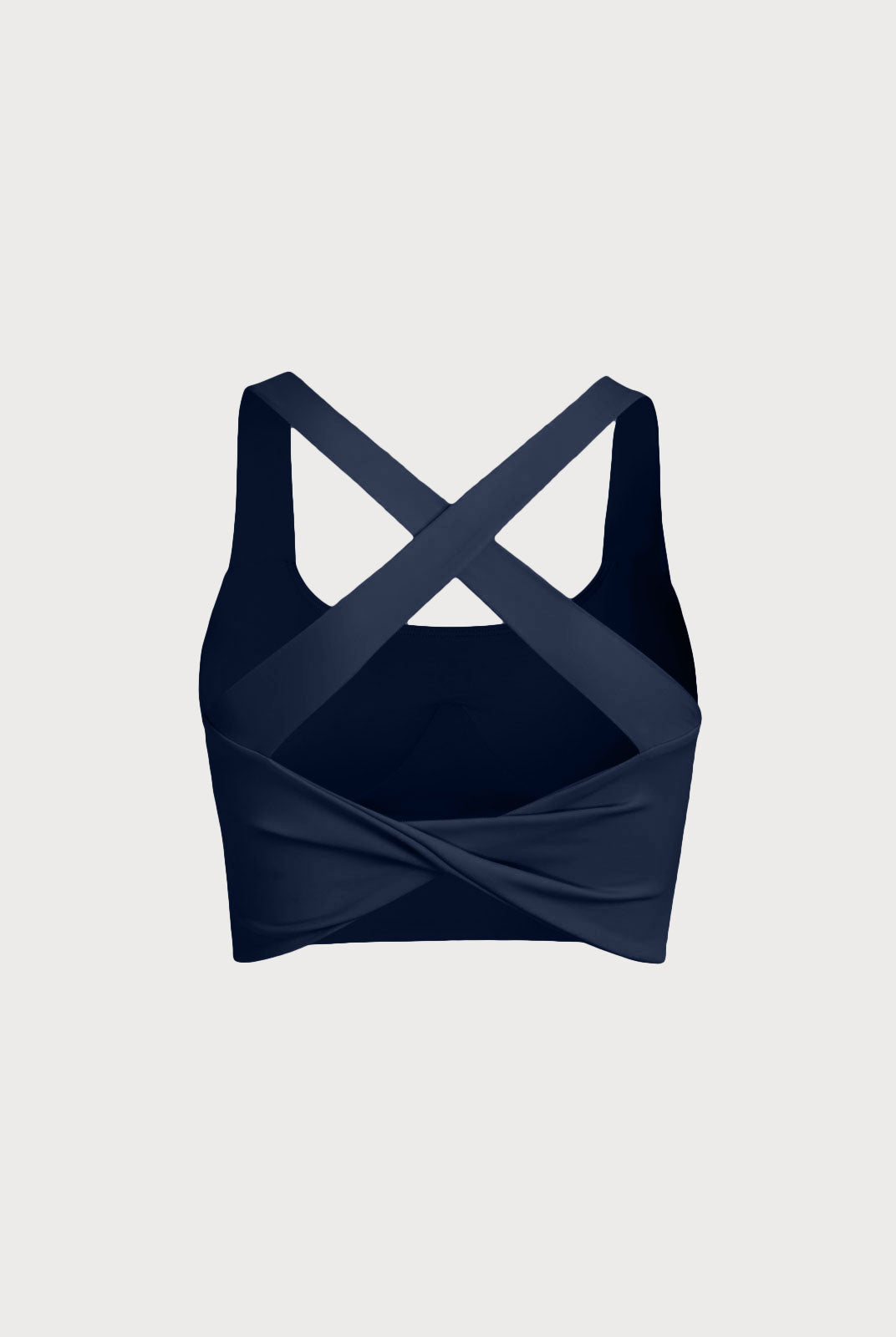 Women's Knitted Nylon Sports Bra Sustainable Yoga Tops - BERLOOK