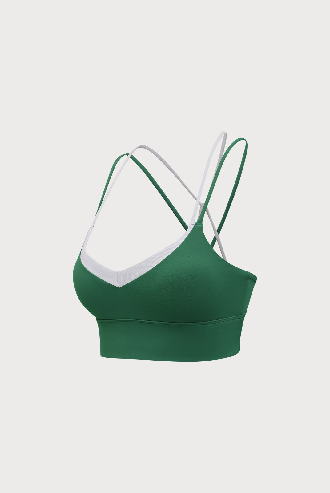 Women's Knitted Nylon Sports Bra Sustainable Yoga Tops - BERLOOK