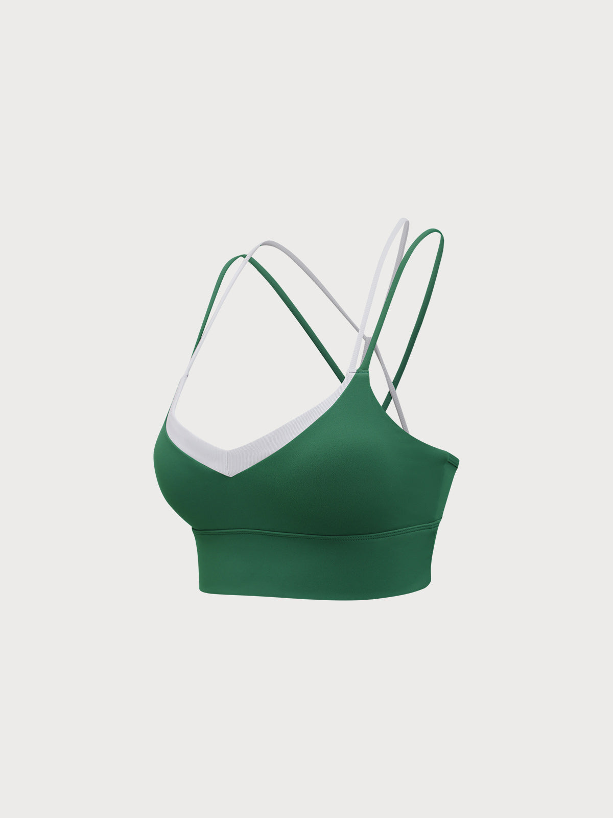 Women's Knitted Nylon Sports Bra Sustainable Yoga Tops - BERLOOK