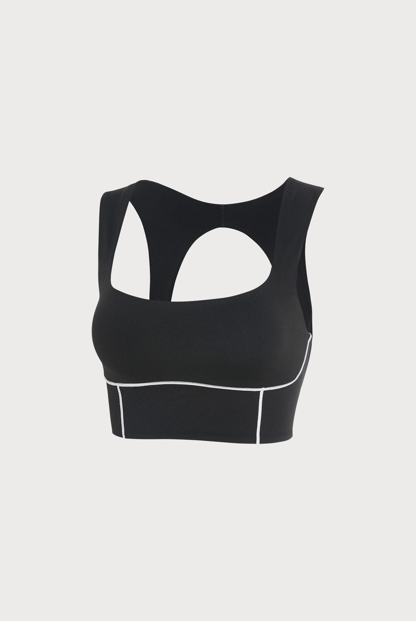 Women's Knitted Nylon Sports Bra Sustainable Yoga Tops - BERLOOK