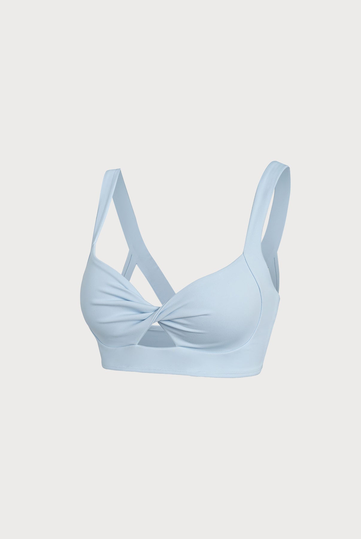 Women's Knitted Nylon Sports Bra Sustainable Yoga Tops - BERLOOK