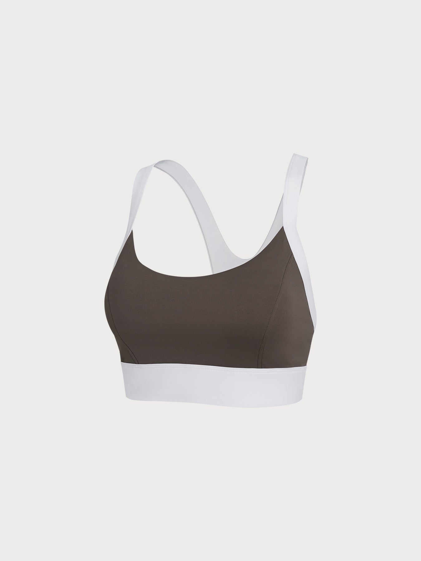 Women's Knitted Nylon Sports Bra Sustainable Yoga Tops - BERLOOK