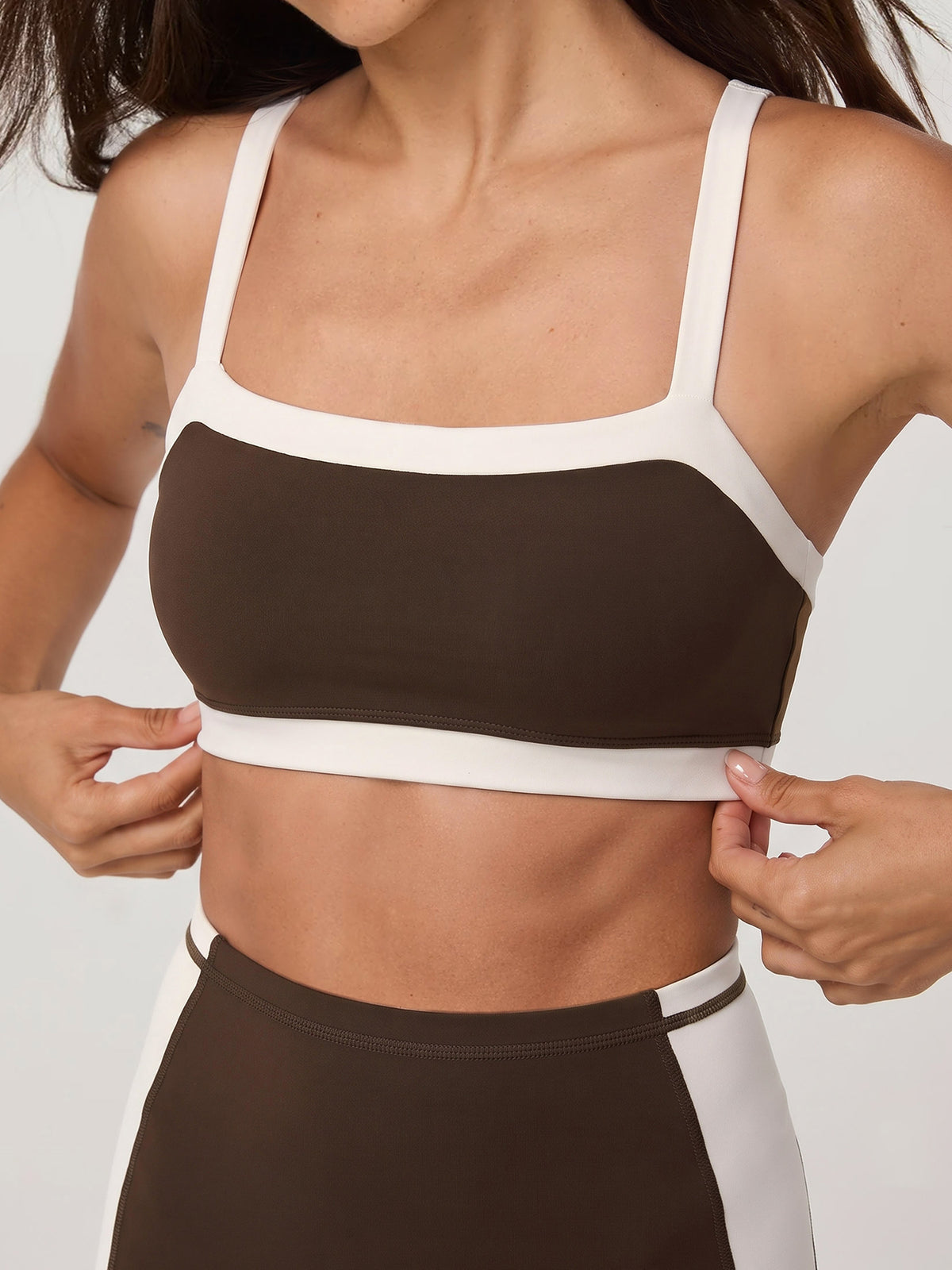 Women's Knitted Nylon Sports Bra Sustainable - BERLOOK