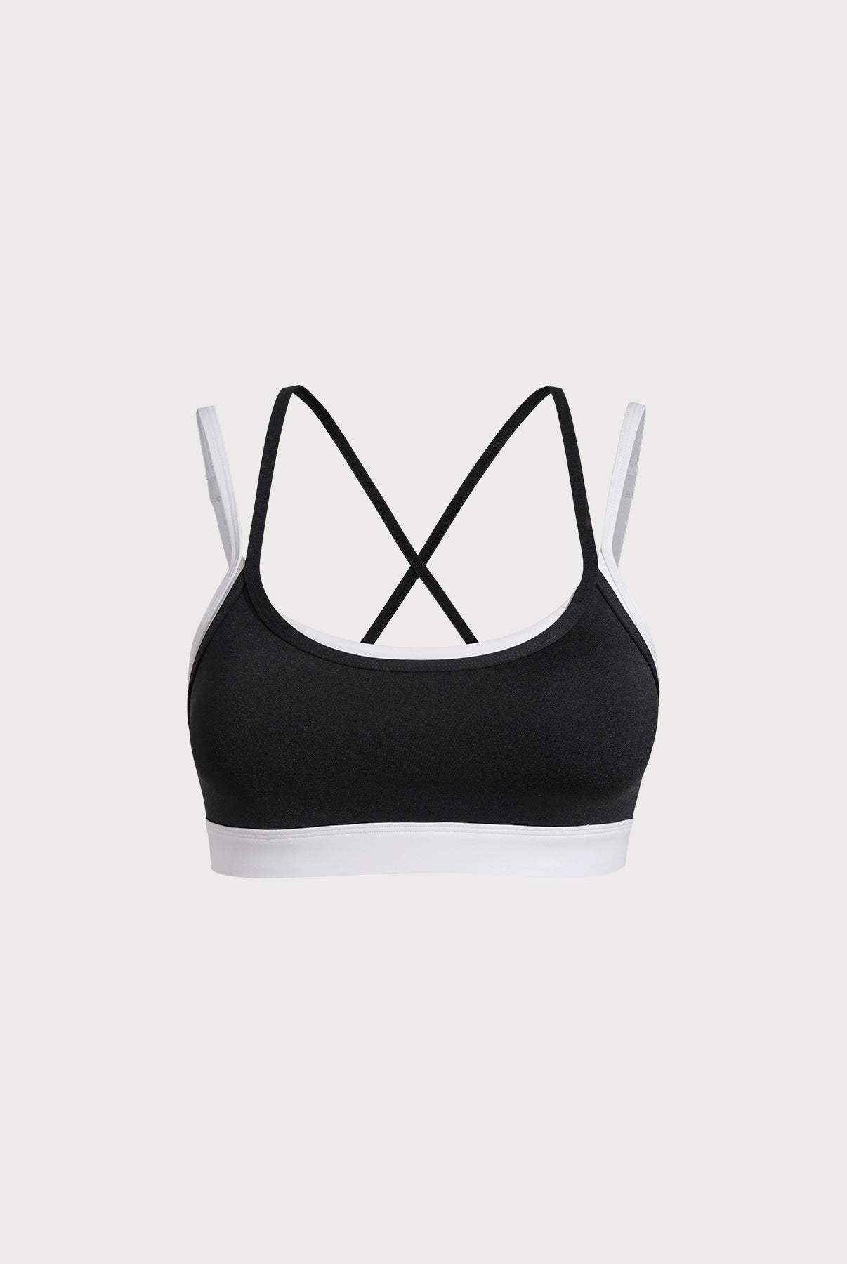 Women's Knitted Nylon Sports Bra Sustainable Yoga Tops - BERLOOK