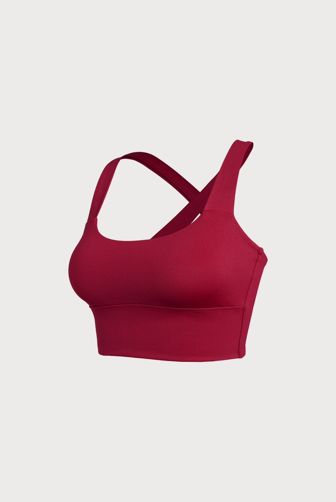 Women's Knitted Nylon Sports Bra Sustainable Yoga Tops - BERLOOK