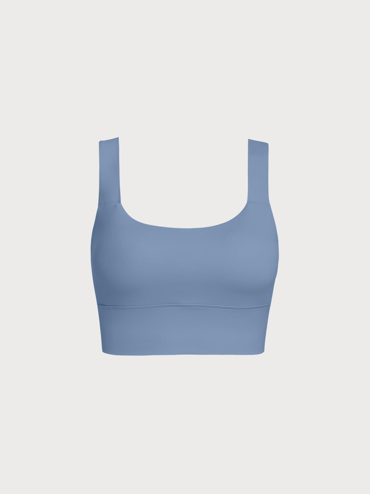 Women's Knitted Nylon Sports Bra Sustainable Yoga Tops - BERLOOK