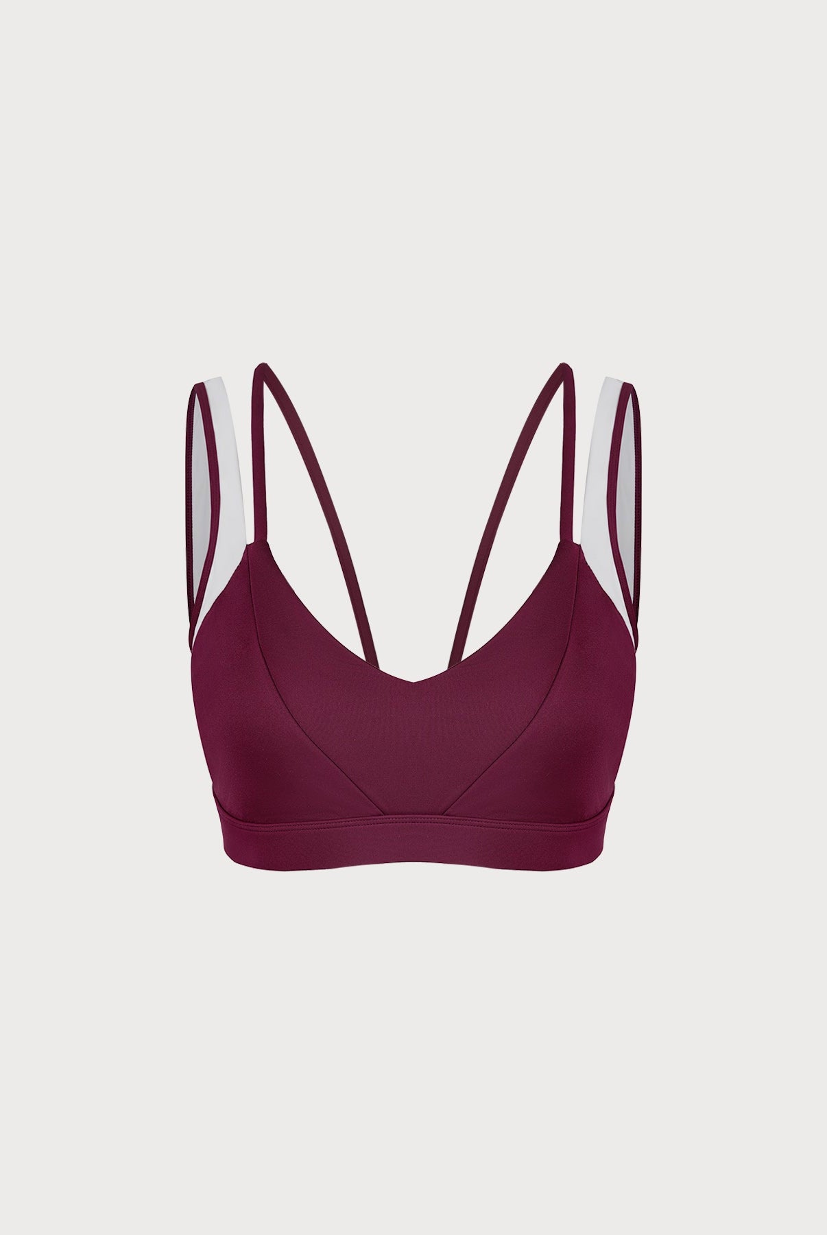 Women's Knitted Nylon Sports Bra Sustainable Yoga Tops - BERLOOK