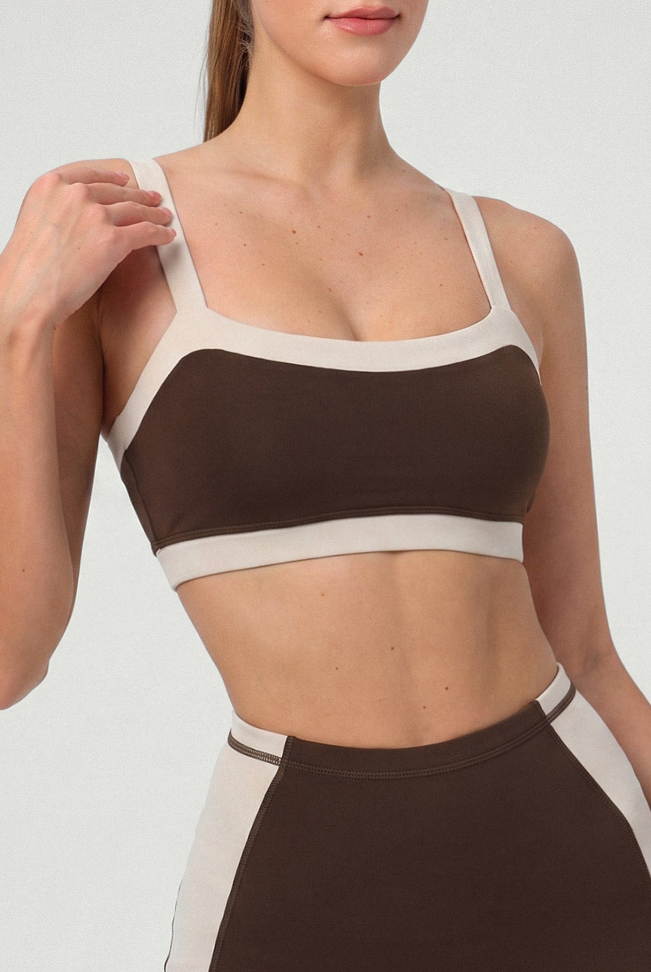 Women's Knitted Nylon Sports Bra Sustainable - BERLOOK