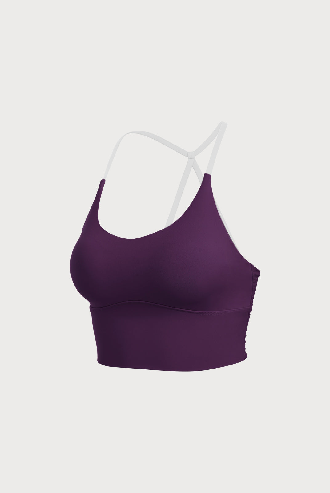 Women's Knitted Nylon Sports Bra Sustainable Yoga Tops - BERLOOK