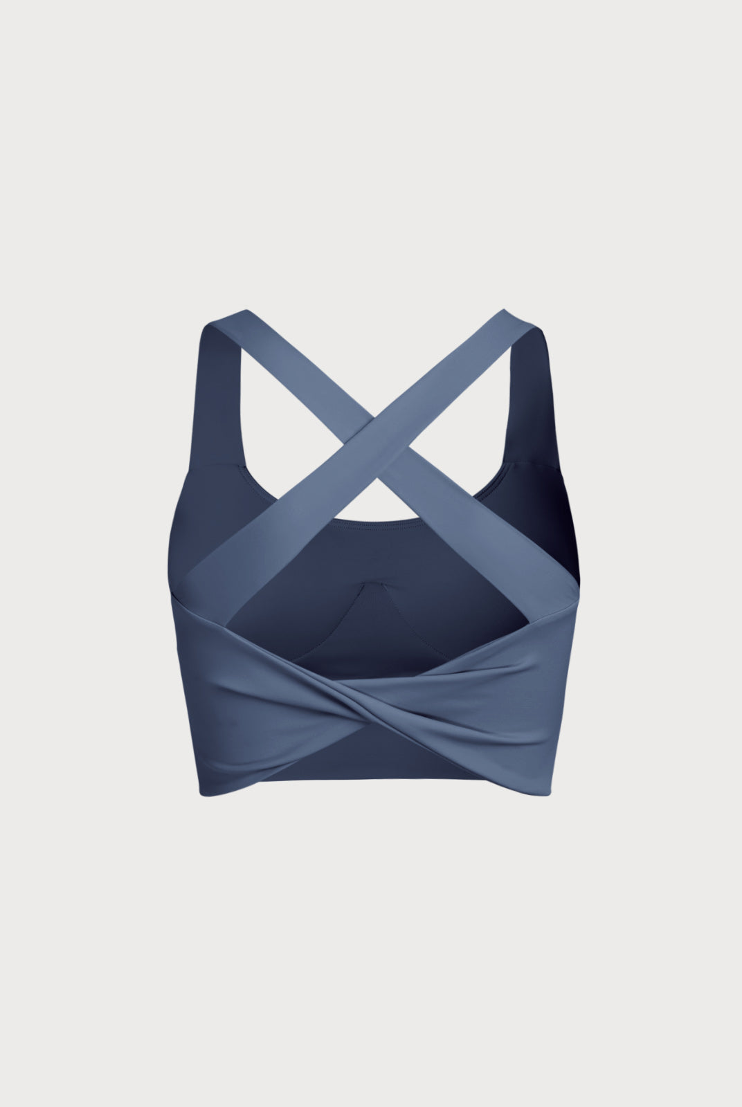 Women's Knitted Nylon Sports Bra Sustainable Yoga Tops - BERLOOK