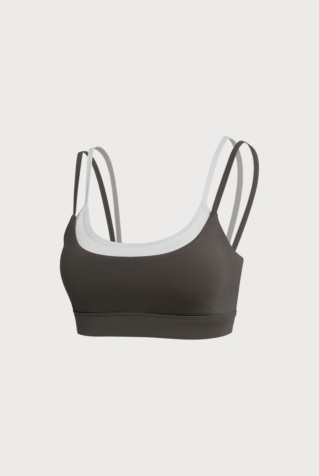 Women's Knitted Nylon Sports Bra Sustainable Yoga Tops - BERLOOK