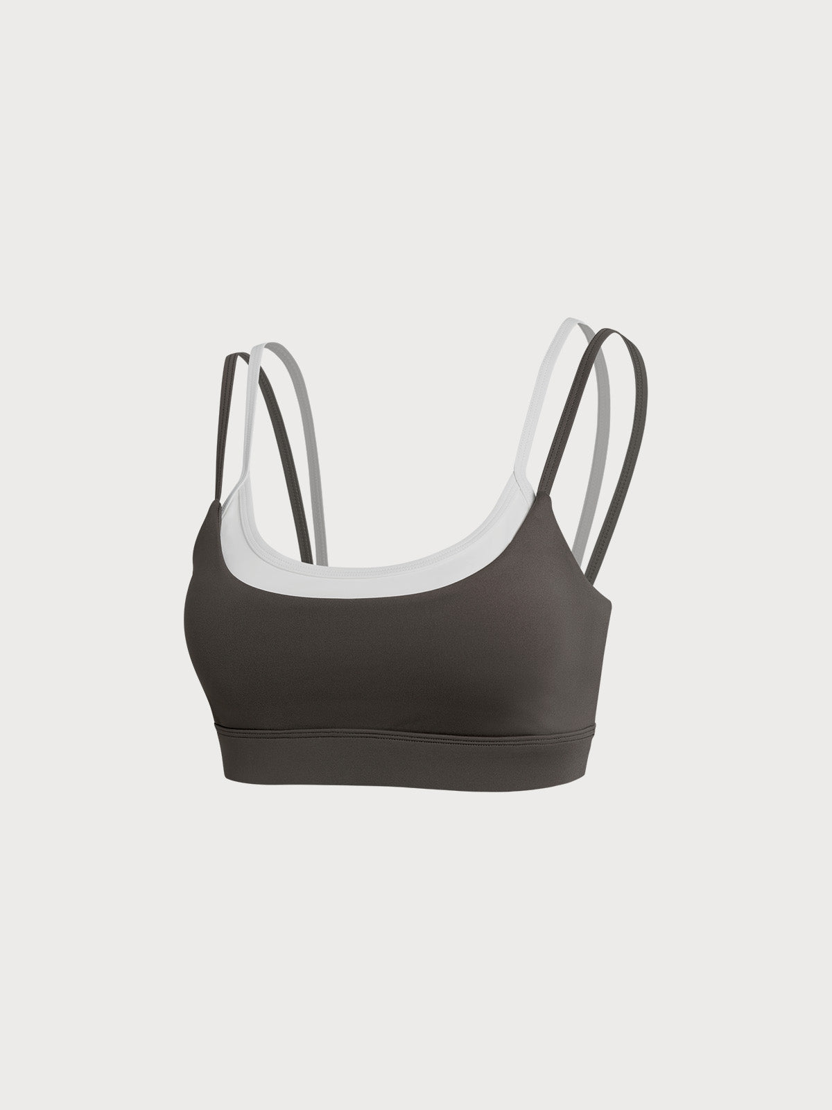 Women's Knitted Nylon Sports Bra Sustainable Yoga Tops - BERLOOK