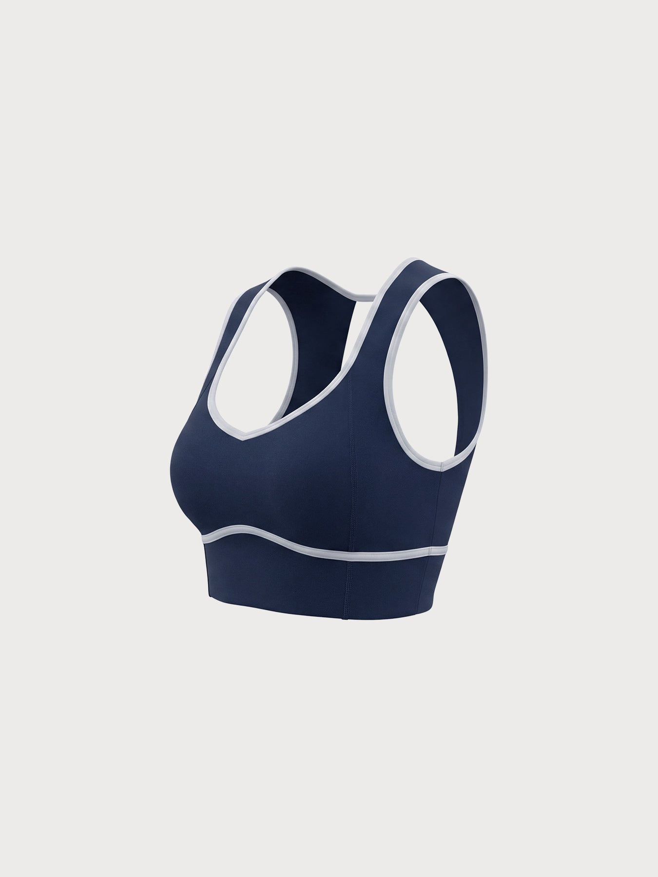 Women's Knitted Nylon Sports Bra Sustainable Yoga Tops - BERLOOK