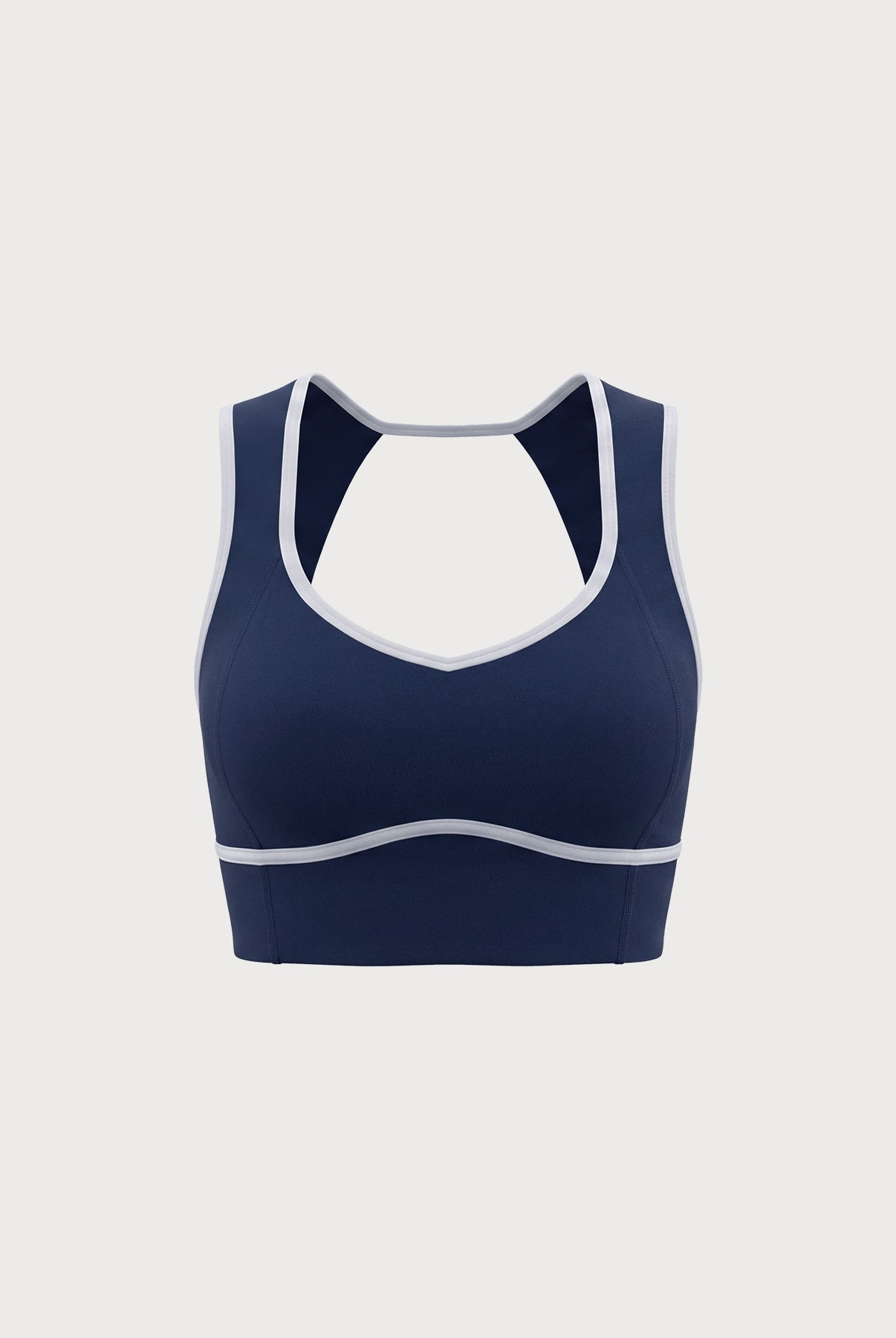 Women's Knitted Nylon Sports Bra Sustainable Yoga Tops - BERLOOK