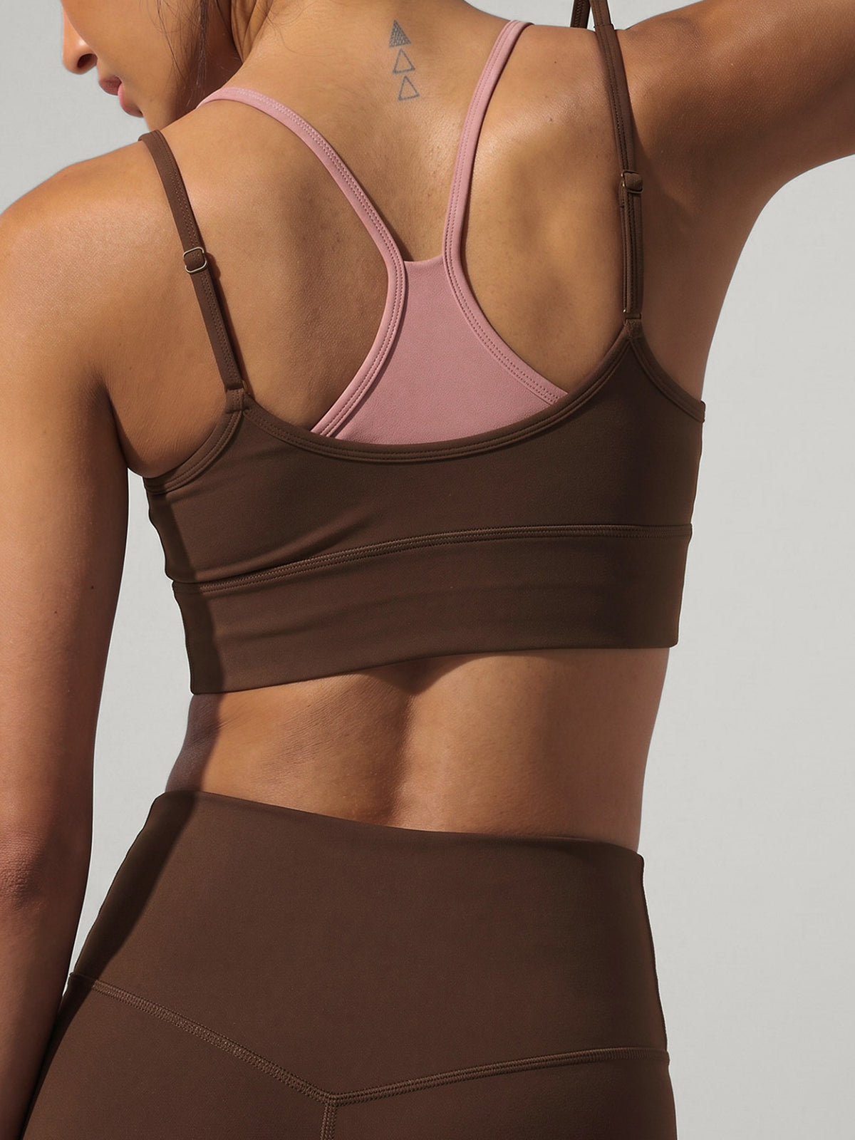 Women's Knitted Nylon Sports Bra Sustainable - BERLOOK