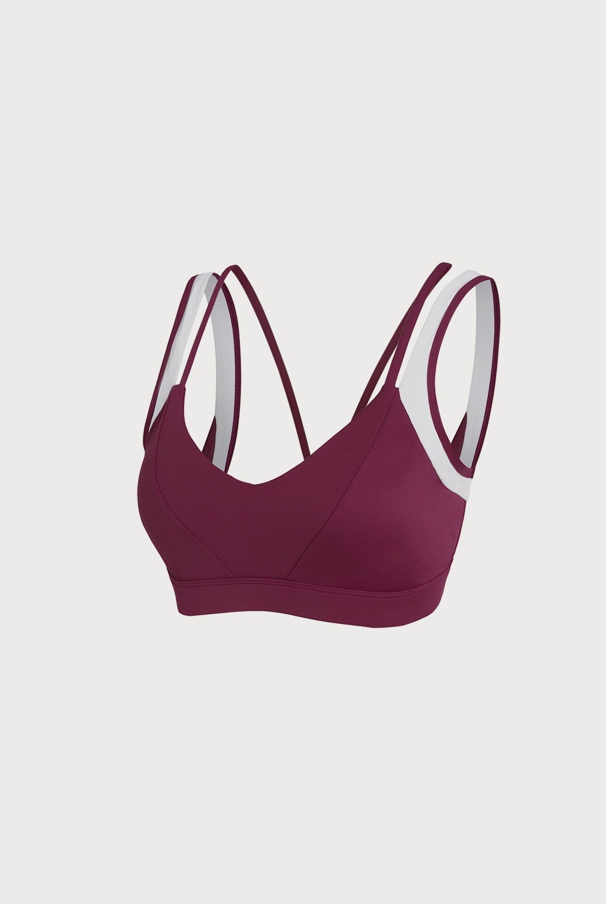 Women's Knitted Nylon Sports Bra Sustainable Yoga Tops - BERLOOK