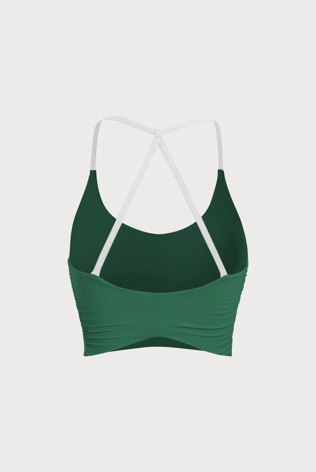 Women's Knitted Nylon Sports Bra Sustainable Yoga Tops - BERLOOK
