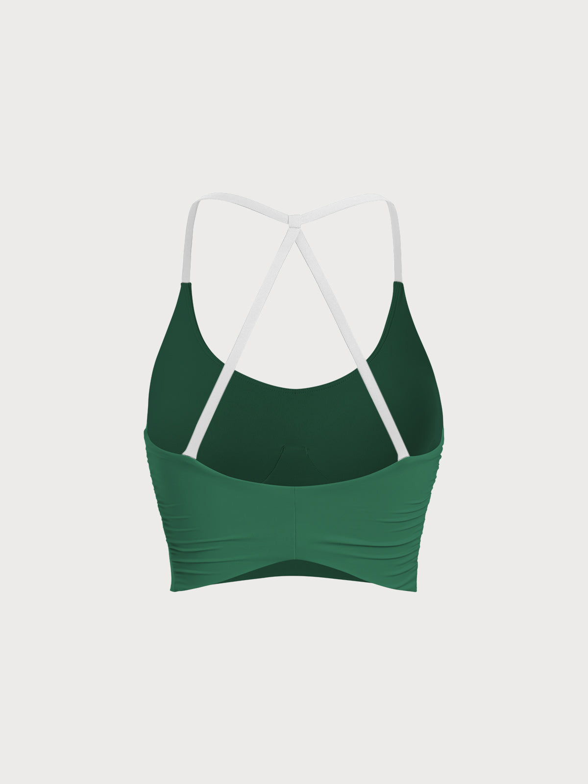 Women's Knitted Nylon Sports Bra Sustainable Yoga Tops - BERLOOK