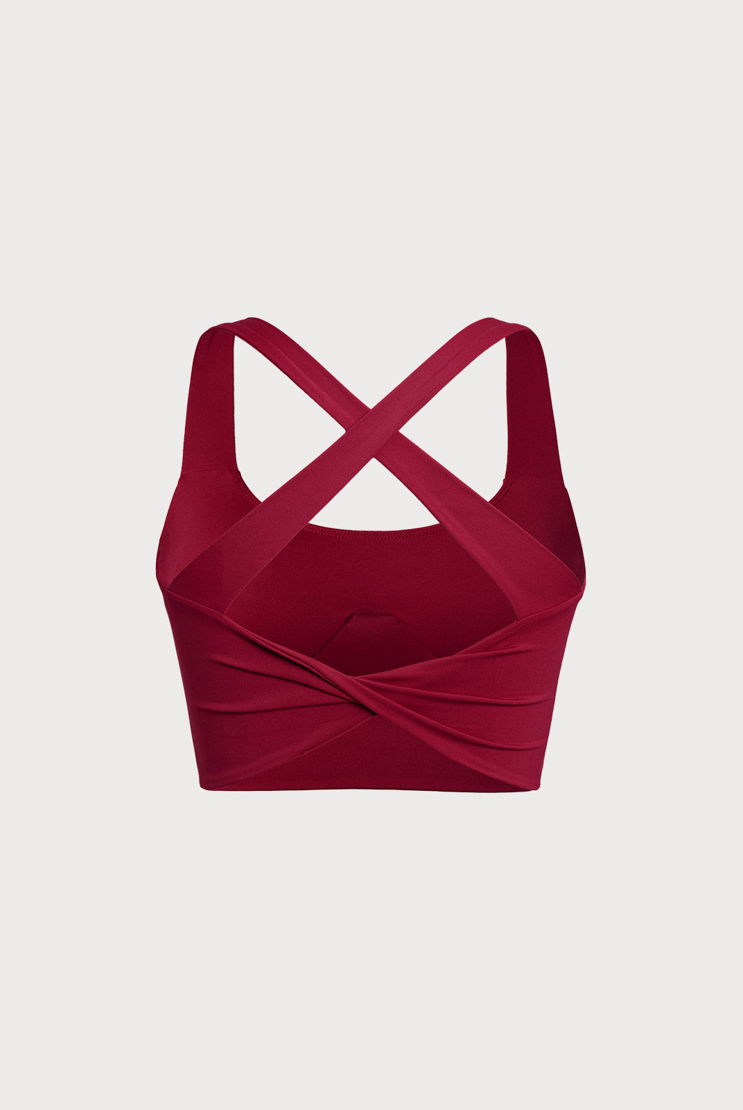 Women's Knitted Nylon Sports Bra Sustainable Yoga Tops - BERLOOK