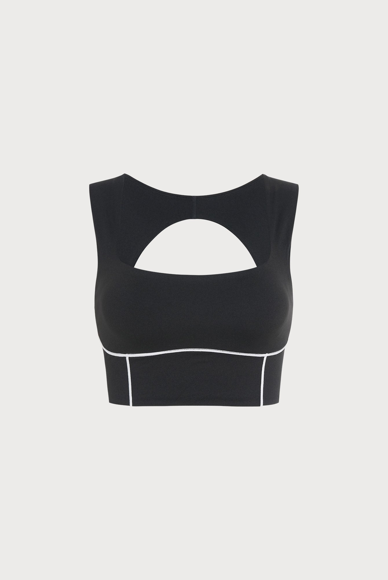Women's Knitted Nylon Sports Bra Sustainable Yoga Tops - BERLOOK