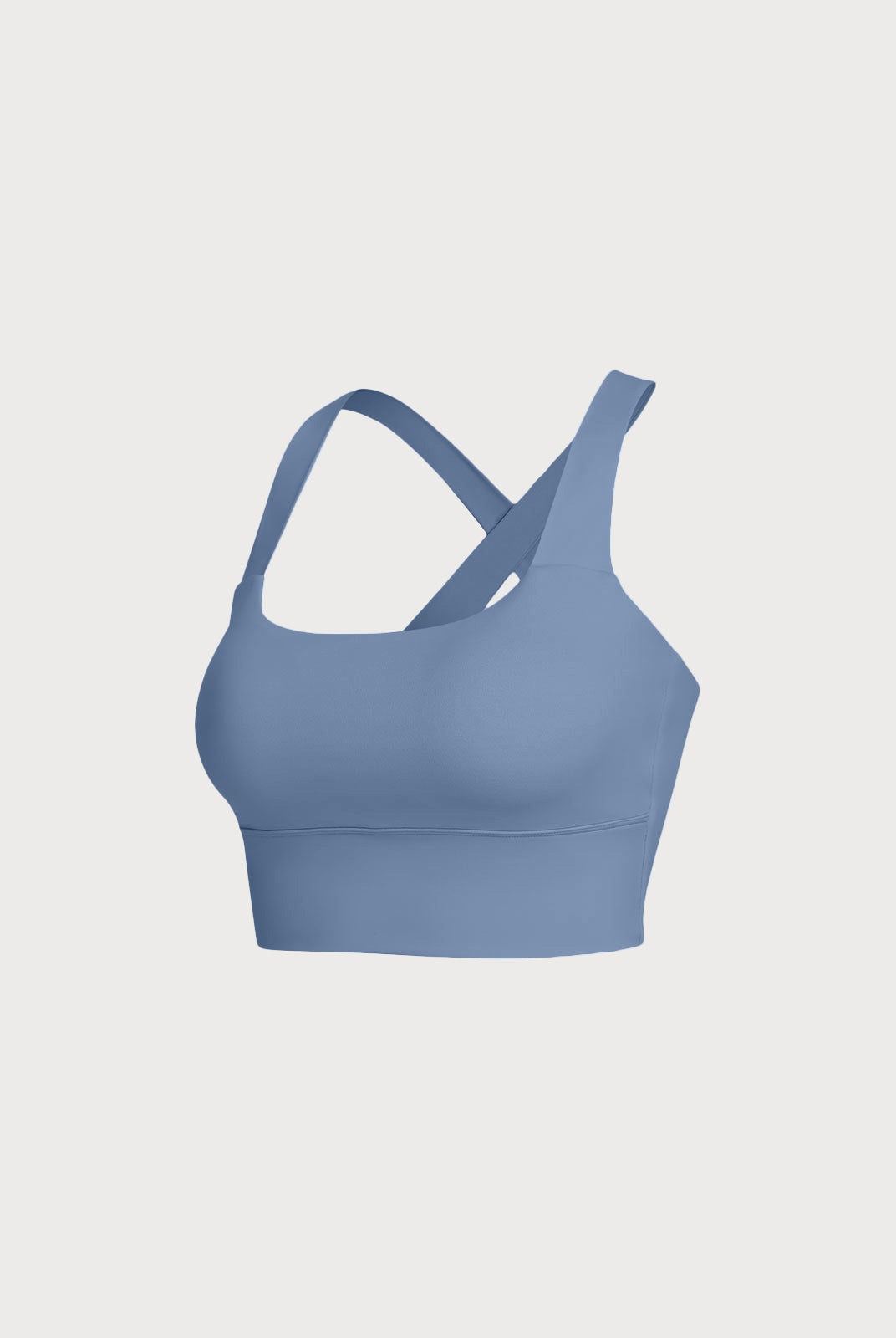 Women's Knitted Nylon Sports Bra Sustainable Yoga Tops - BERLOOK